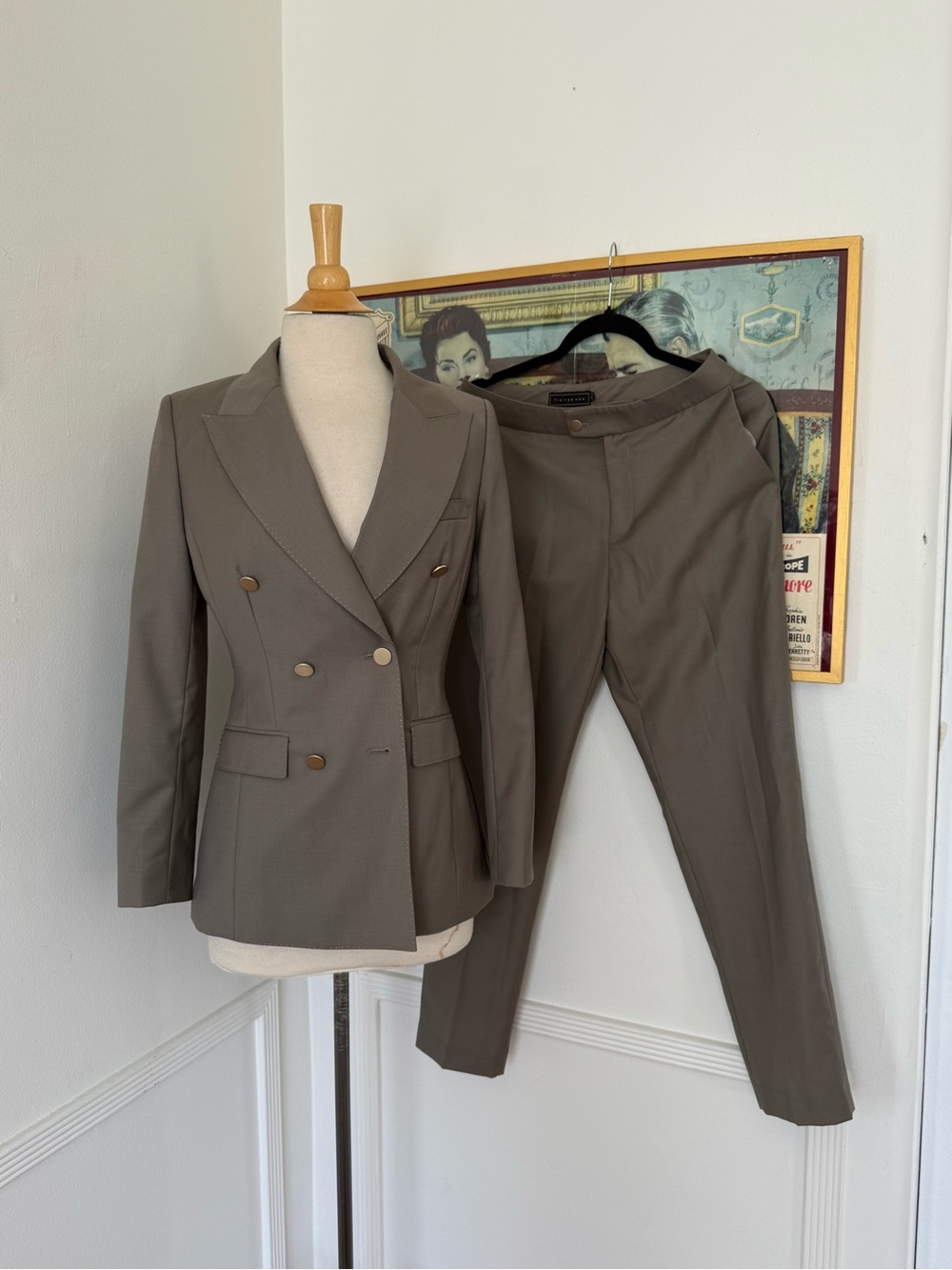 Tailored Double-Breasted Women's Suit NEW
